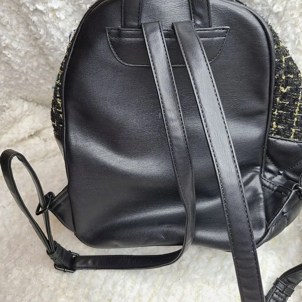 Badgley Mischka Studded Tweed-Pocket Backpack‎